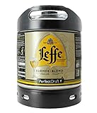 Leffe cerveza de Bélgica Perfect Draft 6 litros barril 6,6% vol.