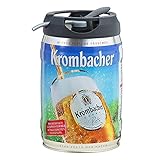 Krombacher Pils barriles frescas, 5 litros de 4,8% vol